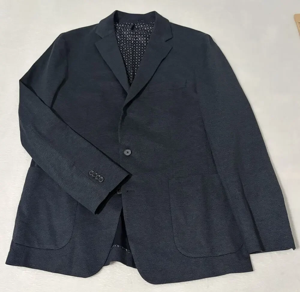 Jos A Bank 1905 Blue Wool Suit Jacket Coat Blazer - Men's 44R - NWOT